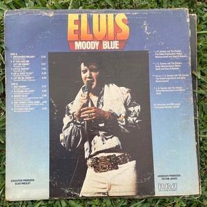 Vintage, Elvis, vinyl , Moody, blue